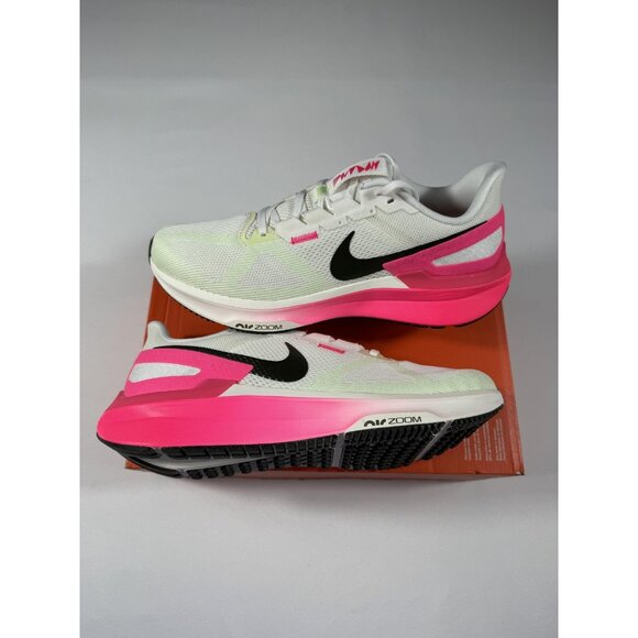 New Nike Air Zoom Structure 25 CM Running Shoes Mens Size 11.5 White IB7451 100 - Picture 3 of 11